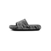 image:imageVolcom Womens Faux Fur Slide Sandals  CrissCross Strap Slippers with Plush FootbedBlack White