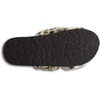 image:imageVolcom Womens Faux Fur Slide Sandals  CrissCross Strap Slippers with Plush FootbedCheetah