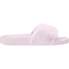 image:imageVolcom Womens Faux Fur Slide Sandals  CrissCross Strap Slippers with Plush FootbedLight Purple
