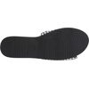 image:imageVolcom Womens Simple Slide Sandals  Cushioned Synthetic Leather Strap Slides With Padded FootbedBlack White White
