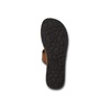 image:imageVolcom Womens Simple Slide Sandals  Cushioned Synthetic Leather Strap Slides With Padded FootbedCognac