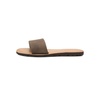 image:imageVolcom Womens Simple Slide Sandals  Cushioned Synthetic Leather Strap Slides With Padded FootbedDark Brown