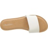 image:imageVolcom Womens Simple Slide Sandals  Cushioned Synthetic Leather Strap Slides With Padded FootbedWhite Bone
