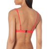 image:imageVolcom Womens Simply Seamless Halter Swimsuit Bikini TopElectriccoral