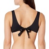 image:imageVolcom Womens Simply Seamless Halter Swimsuit Bikini TopOnyx