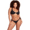 image:imageVolcom Womens Simply Seamless Skimpy Tie Side Swimsuit Bikini BottomBlackd