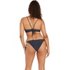 image:imageVolcom Womens Simply Seamless Skimpy Tie Side Swimsuit Bikini BottomMidnight Blue