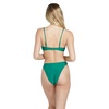 image:imageVolcom Womens Simply Seemless V Neck Swimsuit Bikini TopEmerald