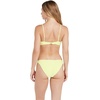 image:imageVolcom Womens Simply Seemless V Neck Swimsuit Bikini TopLime Ice