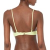 image:imageVolcom Womens Simply Seemless V Neck Swimsuit Bikini TopLime Ice