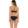 image:imageVolcom Womens Simply Seemless V Neck Swimsuit Bikini TopMidnight