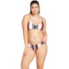 image:imageVolcom Womens Simply Seemless V Neck Swimsuit Bikini TopMulti
