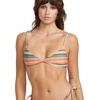 image:imageVolcom Womens Simply Seemless V Neck Swimsuit Bikini TopMulti Sol