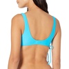 image:imageVolcom Womens Simply Seemless V Neck Swimsuit Bikini TopOcean