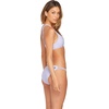 image:imageVolcom Womens Simply Seemless V Neck Swimsuit Bikini TopViolet