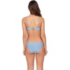 image:imageVolcom Womens Simply Seemless V Neck Swimsuit Bikini TopWashed Blue