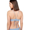 image:imageVolcom Womens Womens Simply Solid Scoop Neck Bikini Top Neck Bikini TopAqua