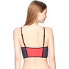 image:imageVolcom Womens Womens Simply Solid Scoop Neck Bikini Top Neck Bikini TopElectric Coral