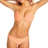 image:imageVolcom Womens Womens Simply Solid Scoop Neck Bikini Top Neck Bikini TopPapaya