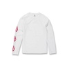 image:imageVolcom Girls Simply Core Lycra Long Sleeve Rashguard 50 Uv ProtectionCandy Apple