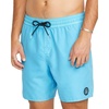image:imageVolcom Mens 17 Elastic Waist Swim Trunks Stretchable UPF 50 Quick Dry Swim BottomsResin Blue