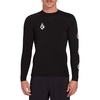 image:imageVolcom Mens Compression Fit Long Sleeve Rashguard  UPF 50 Sun Protection QuickDry Performance ShirtCaviar