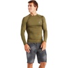 image:imageVolcom Mens Compression Fit Long Sleeve Rashguard  UPF 50 Sun Protection QuickDry Performance ShirtMilitary