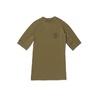 image:imageVolcom Mens Compression Fit Short Sleeve Rashguard  UPF 50 QuickDry UV Protection Performance ShirtArmy
