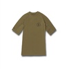 image:imageVolcom Mens Compression Fit Short Sleeve Rashguard  UPF 50 QuickDry UV Protection Performance ShirtOlive