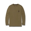image:imageVolcom Mens Long Sleeve Rashguard  UPF 50 Sun Protection QuickDry Performance Swim ShirtMilitary Taunt