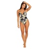 image:imageVolcom Womens OnePiece Swimsuit UPF Sun Protection Adjustable Straps Beach amp Pool Wear BlackCombo Small