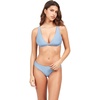 image:imageVolcom Womens Simply Seamless Halter Swimsuit Bikini TopWashed Blue