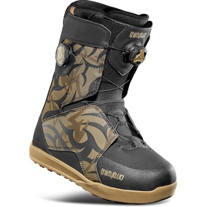 image:imageThirtyTwo Lashed Double Boa Snowboard Boots  Snowboard Boots with DualZone Lacing amp Grippy OutsoleBlack  Print Corduroy 2026