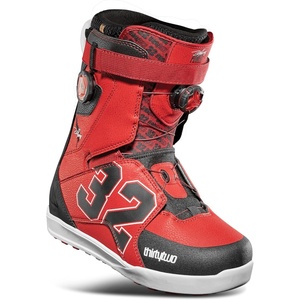 image:imageThirtyTwo Lashed Double Boa Snowboard Boots  Snowboard Boots with DualZone Lacing amp Grippy OutsoleBlack  Red Zeb Powell 2026