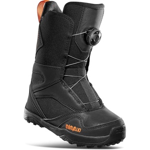 image:imageThirtyTwo Lashed Double Boa Snowboard Boots  Snowboard Boots with DualZone Lacing amp Grippy OutsoleBlackOrange 2021