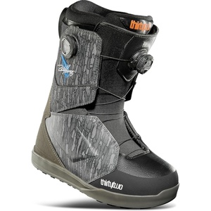 image:imageThirtyTwo Lashed Double Boa Snowboard Boots  Snowboard Boots with DualZone Lacing amp Grippy OutsoleOliveGreyBlack Powell 2025