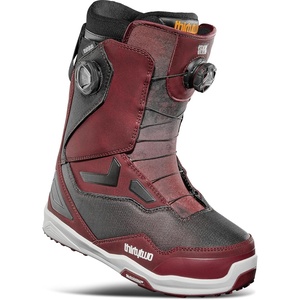image:imageThirtyTwo Lashed Double Boa Snowboard Boots  Snowboard Boots with DualZone Lacing amp Grippy OutsoleOxblood Stevens 2025