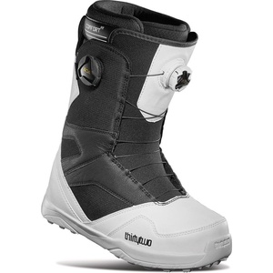 image:imageThirtyTwo Lashed Double Boa Snowboard Boots  Snowboard Boots with DualZone Lacing amp Grippy OutsoleWhiteBlack 2024