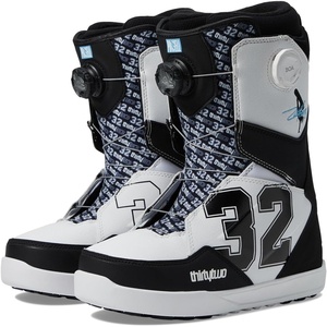 image:imageThirtyTwo Lashed Double Boa Snowboard Boots  Snowboard Boots with DualZone Lacing amp Grippy OutsoleWhiteBlack Zeb Powell 2024