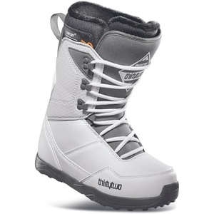 image:imageThirtyTwo Lashed Double Boa Snowboard Boots  Snowboard Boots with DualZone Lacing amp Grippy OutsoleWhiteGrey 2024