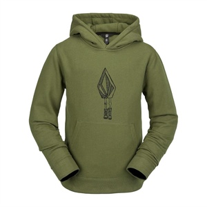 image:imageVolcom Boys Hotlapper Pullover Hooded Riding FleeceMilitary S4