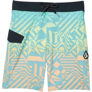 image:imageVolcom Boys Treader Scallop Mod Big KidsShadow Lime