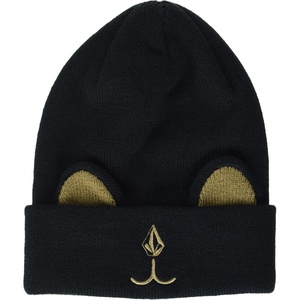 image:imageVolcom Girls Snow Creature Rollover BeanieBlack S2