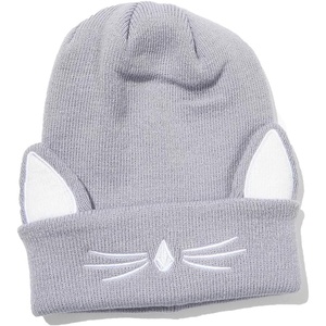 image:imageVolcom Girls Snow Creature Rollover BeanieLilac Ash S4