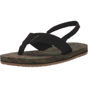 image:imageVolcom Little Kids Unisex Victor Heelstrap SandalCamo