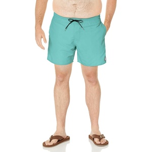 image:imageVolcom Mens 16 Elastic Waist Swim Trunks Stretchable UPF 50 Quick Dry Swim BottomsGreen