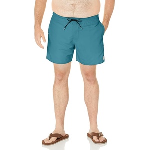 image:imageVolcom Mens 16 Elastic Waist Swim Trunks Stretchable UPF 50 Quick Dry Swim BottomsHydro Blue