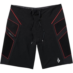 image:imageVolcom Mens 16 Elastic Waist Swim Trunks Stretchable UPF 50 Quick Dry Swim BottomsOnyxblack