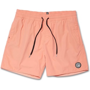 image:imageVolcom Mens 16 Elastic Waist Swim Trunks Stretchable UPF 50 Quick Dry Swim BottomsTerra