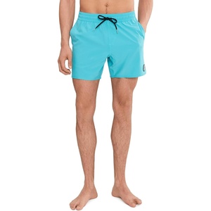 image:imageVolcom Mens 16 Elastic Waist Swim Trunks Stretchable UPF 50 Quick Dry Swim BottomsTurqish